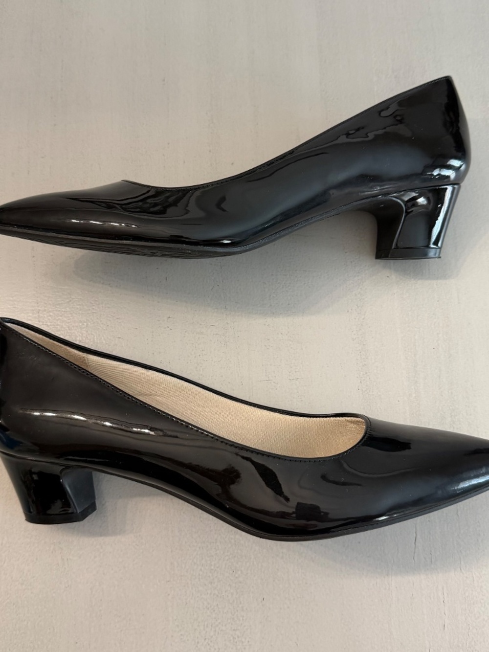 LifeStride Soft System Women’s Minx Black Patent Pointed Toe Heels Sz 10 GUC - Picture 5 of 11